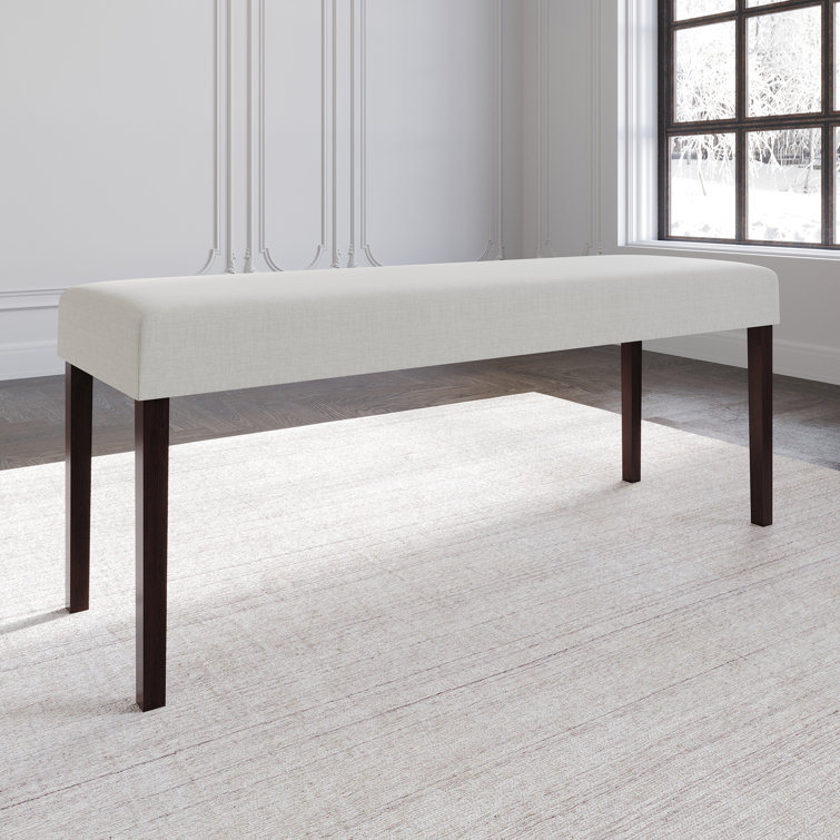 CasePiece Upholstered Wood Bench | Wayfair